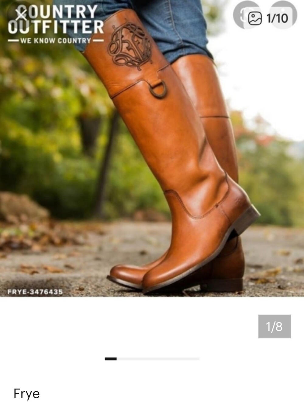 Frye Tan Leather‎ Label Detail - Picture 9 of 9